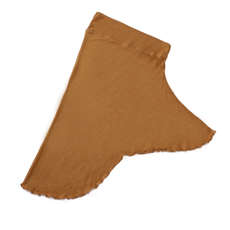 Solid Color Mercerized Cotton Headgear Base Cap Modal Convenient Headscarf Malay Indonesia Monochrome Cap Toe Cap - Image 1