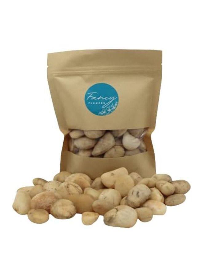 FANCY FLOWERS Decorative Natural Beige Stones For Flowerpot Garden Decoration Landscaping Wedding Home Vase Aquarium (7) - Image 1