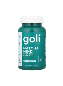 Goli Nutrition Goli Nutrition Matcha Mind Cognitive Gummies 60 Gummies  - Image 1