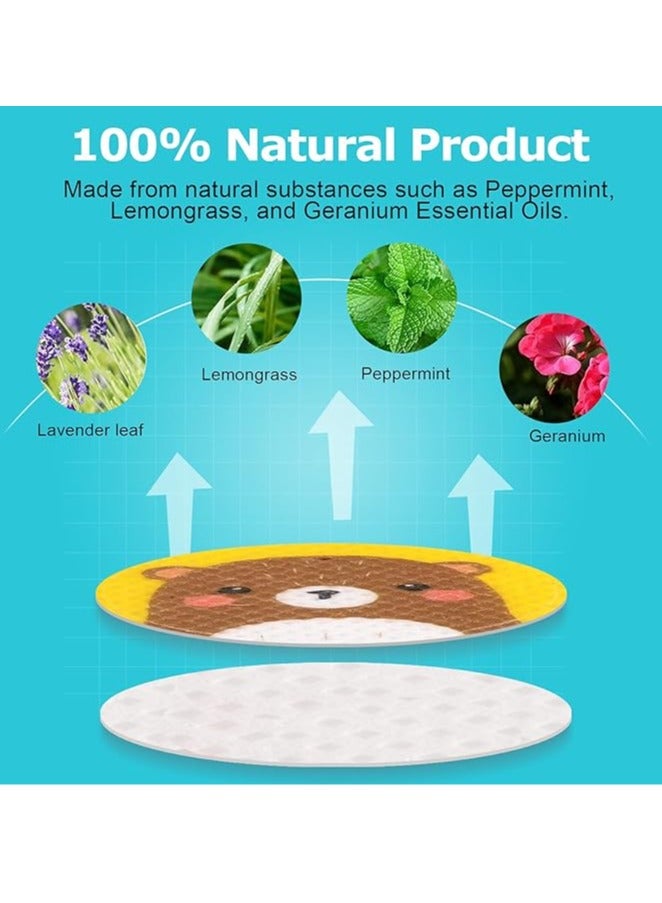 يمي رقع طبيعية طاردة للبعوض - حماية لمدة 24 ساعة، 120 قطعة من ملصقات الزيوت العطرية الطاردة للحشرات للأطفال والكبار - المنزل، والتخييم، والسفر، والاستخدام الخارجي - Image 3