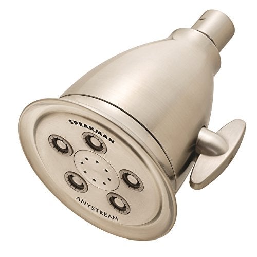 Speakman, Brushed Nickel S-2005-HB-BN Hotel Anystream High Pressure Shower Head-2.5 GPM Adjustable Replacement Bathroom Showerhead - Image 1