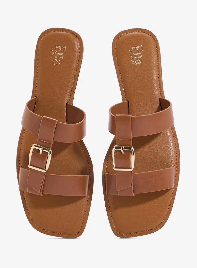 ELLA  Flat Sandal With Buckle for Women | Best Price UAE