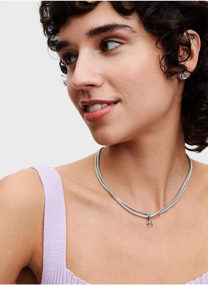 PANDORA Rose In Bloom Dangle Charm