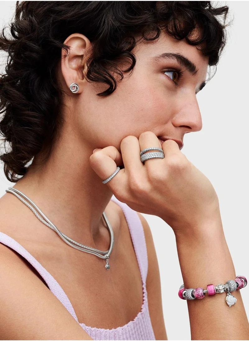 PANDORA Rose In Bloom Dangle Charm