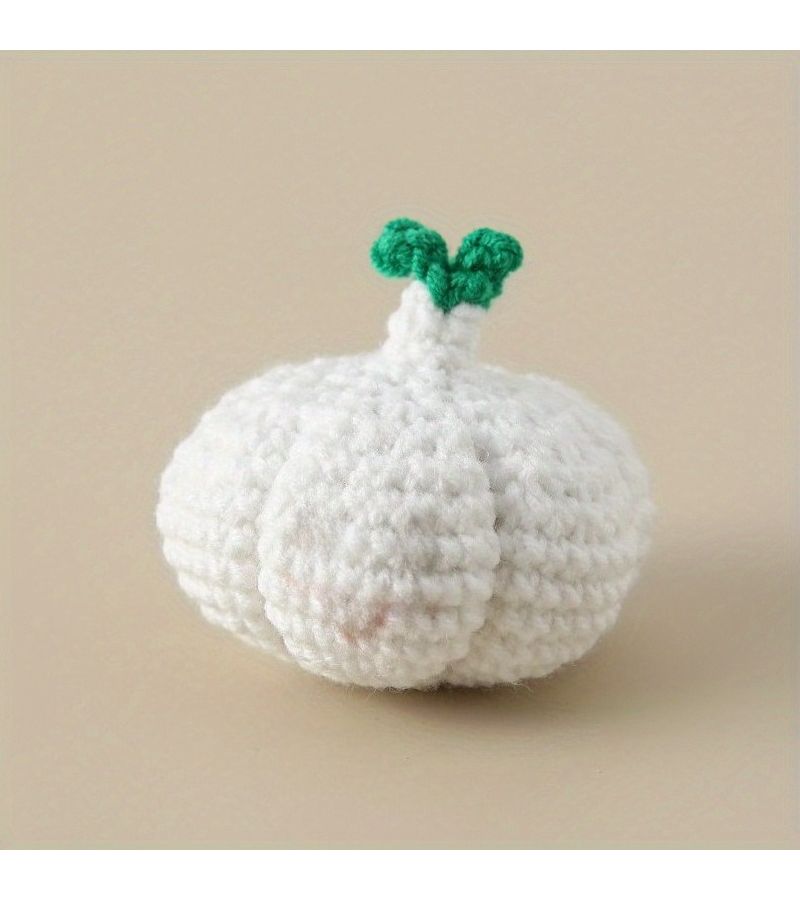 Hand Crocheted Vegetable Replicas Green Pepper Model Art Props Gift Craft - Image 2