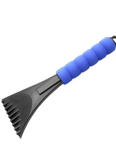 Ice Scraper for Car Windshield and Window, Auto Snow Removal with Foam Handle, No Scratch Cleaning Tool Remove Frost and Snow, Car Winter Exterior Accessories Universal for Truck, SUV, Home (Blue)