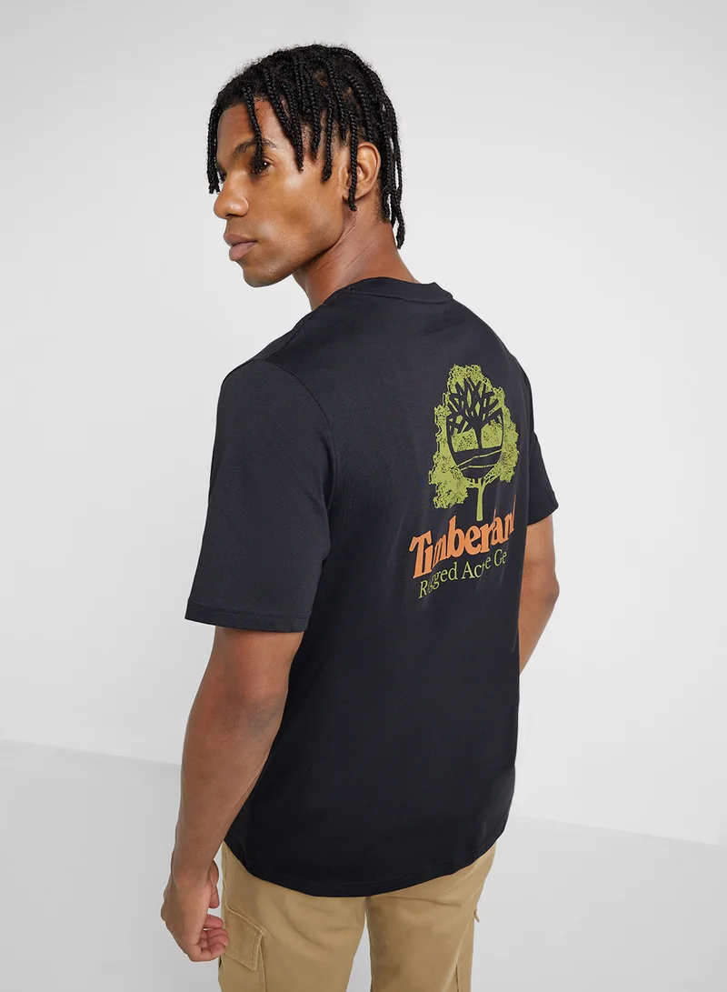 تمبرلاند Outdoor Inspired Back Graphic T-Shirt