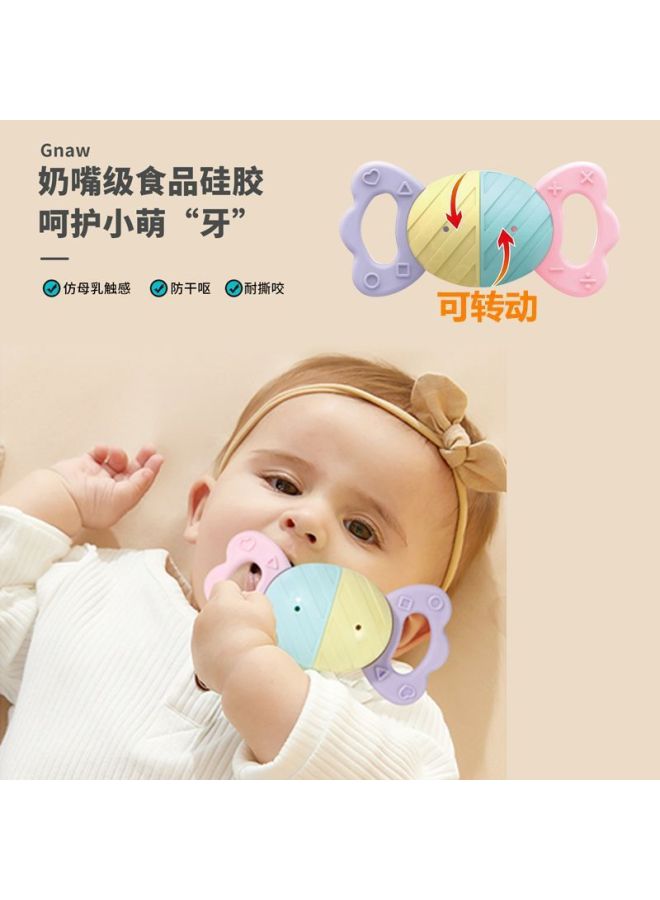Hot Baby Teeth Rattle Toy Set 0-1 Years Old Newborn Baby Teeth Grasp Hand Rattle - Image 4