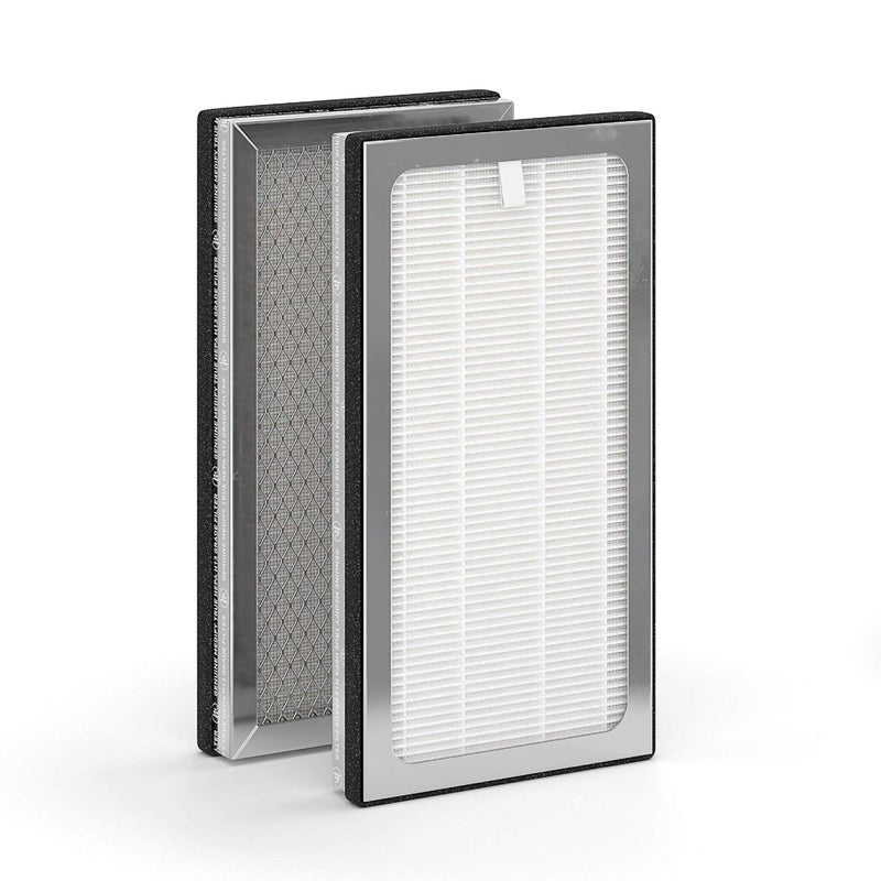 Medify Air MA15 Genuine Replacement Filter  for Allergens Wildfire Smoke Dust Odors Pollen Pet Dander  3 in 1 with Prefilter H13 HEPA and Activated Carbon for 997 Removal  1Pack