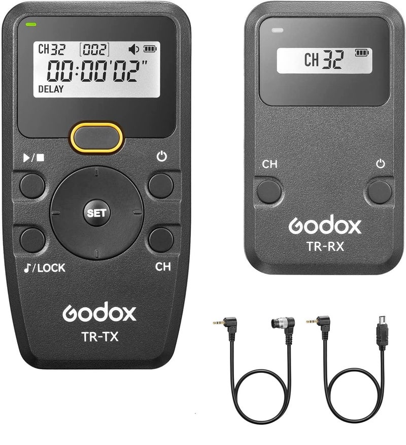 Godox TR-N1 TR-N3 Remote Shutter Release for Nikon, Wireless Shutter Release Intervalometer Compatible for Nikon Z9 Z7 Z6 Z5 D850 D800 D750 D610 F90 D7200 D7100 D5600 D3300 D90 - Image 1