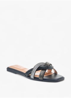 Celeste Womens Embellished Slip-On Sandals Ramadan Collection  - Image 1