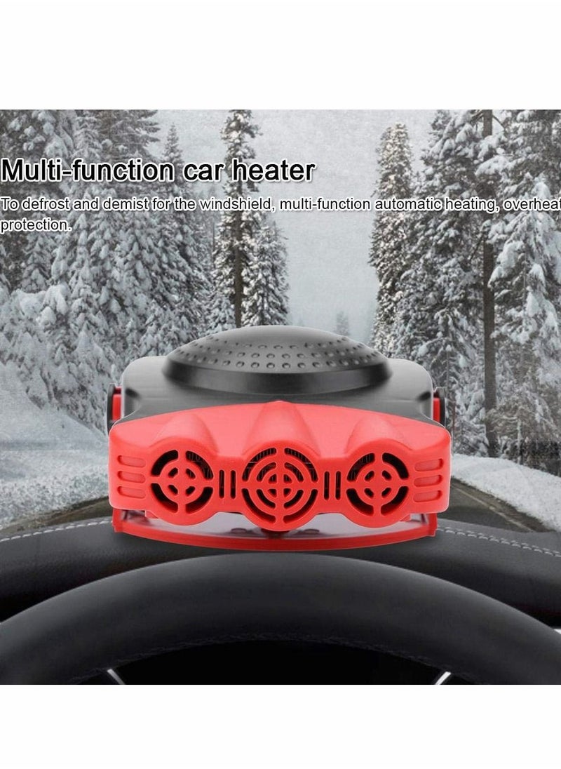 SYOSI Car Defroster Portable, Windshield Window Ceramic Heater with Cooler Fan, 12V 150W Heater, Glass Defrost Snow Electric  - Image 3