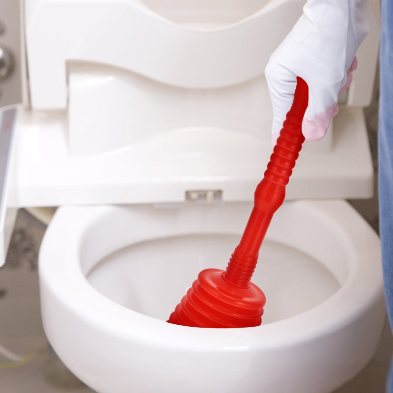 🚽 مكبس حوض الحمام بمقبض شفط متين لتنظيف الصرف بسهولة - Image 3
