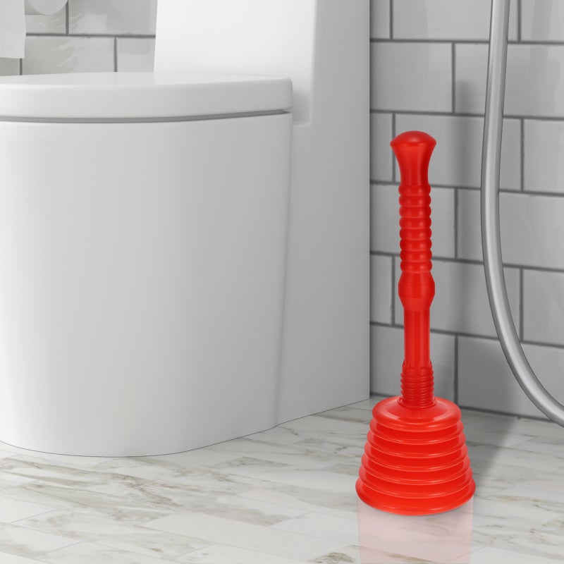 🚽 مكبس حوض الحمام بمقبض شفط متين لتنظيف الصرف بسهولة - Image 1