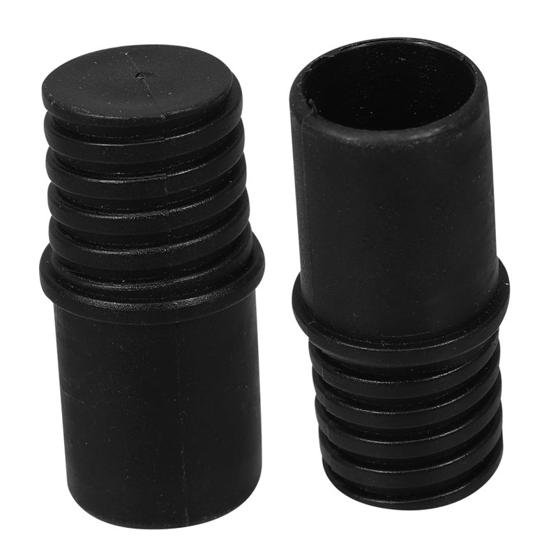 Threaded Handle Tips For Broom Mop Brush Extension Pole Adapter Easy Installation Black - Image 2