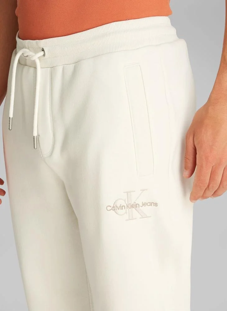 كالفن كلاين جينز Logo Print  Drawstring Sweatpants