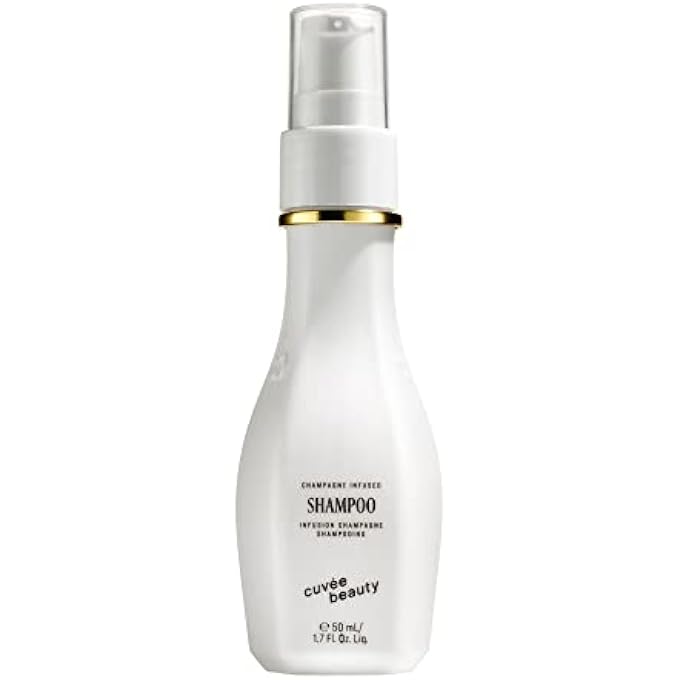 CHAMPAGNE INFUSED SHAMPOO FOR HEALTHY SCALP WITH VITAMIN B & PENTHANOL TO REPAIR, STRENGTHEN & ENHANCE SHINE - COLOR SAFE SULFATE & PARABEN-FREE, TRIAL SIZE - 1.7 FL OZ - Image 1