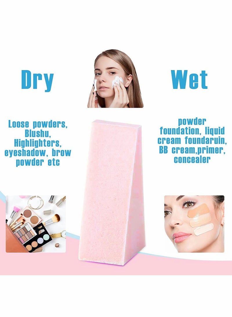 KASTWAVE Cosmetic Sponge Wedges, 48 Pcs Makeup Foam Wedges, Nail Art Sponges, Foundation Beauty Tools - Image 4