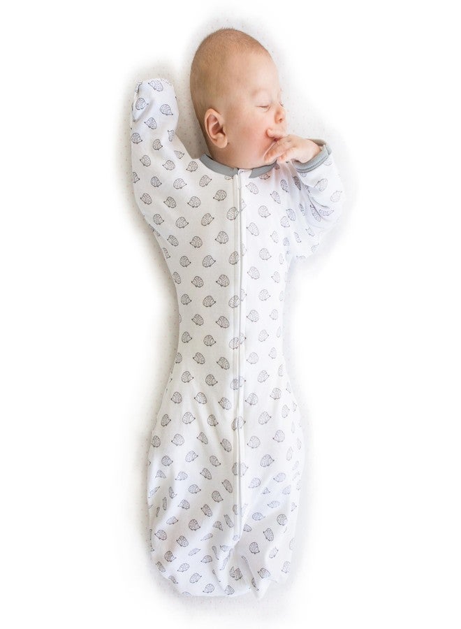 سوادل ديزاينز كيس لفّ انتقالي من SwaddleDesigns مع فتح الذراعين، صغير، من 0 إلى 3 أشهر، أسود، SD-701BK-S - Image 1
