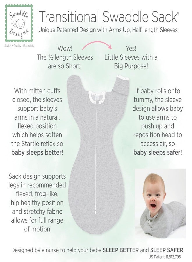 سوادل ديزاينز كيس لفّ انتقالي من SwaddleDesigns مع فتح الذراعين، صغير، من 0 إلى 3 أشهر، أسود، SD-701BK-S - Image 5