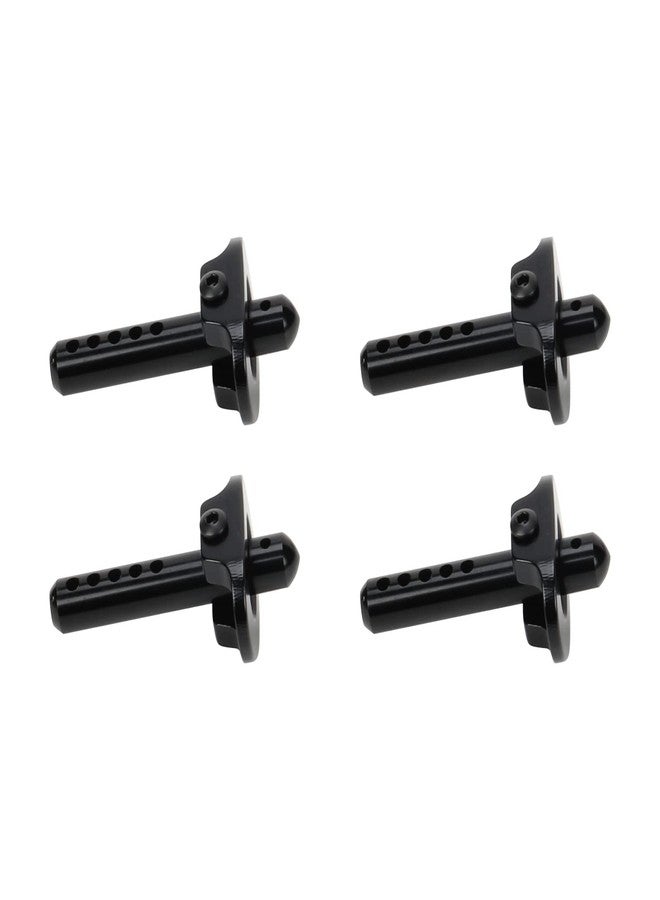 RCAWD Aluminum Alloy Body Post Set for 1-10 Arrma 3s Blx&Mega550 Granite 1-7 1-8 Blx Cars(Black) - Image 1