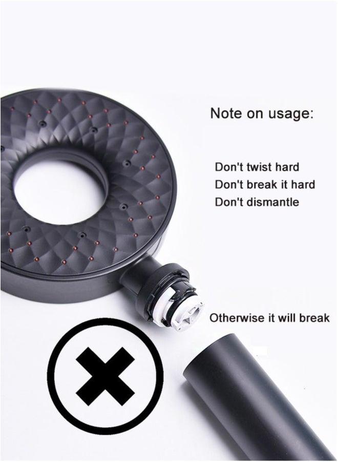 HOMESTAR Leakproof High Pressure Handheld Shower Head 3 Modes Lightweight and Quality Ideal for Hair Care Bathroom - Image 5