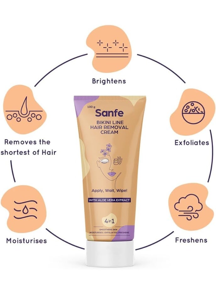 Sanfe Hair Removal Gel 100ml - Image 2