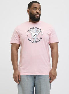 JACK & JONES JORSKULL COAST TEE SS CREW NECK PLS  - Image 1