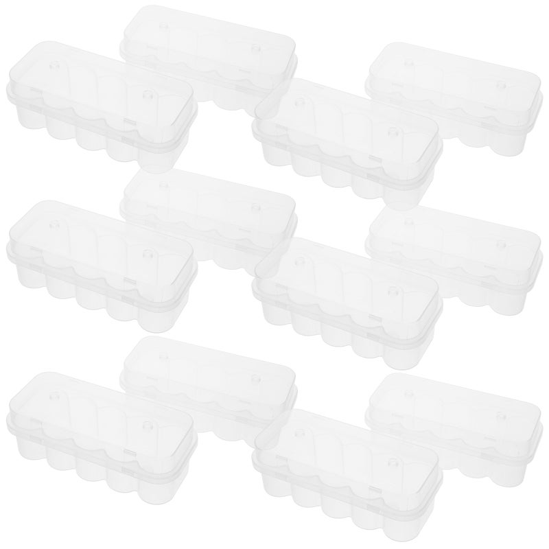 20pcs Vial Storage Case: Transparent 5ml Vial Storage Box With Lid - Lab Clinics Sample Bottles Holder For Freezer - Image 5
