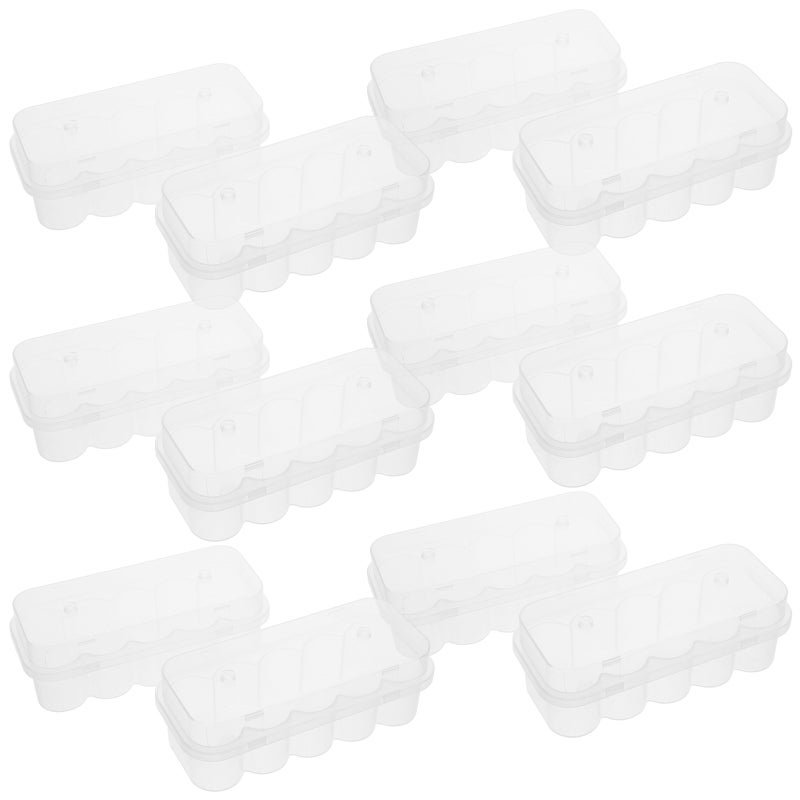 20pcs Vial Storage Case: Transparent 5ml Vial Storage Box With Lid - Lab Clinics Sample Bottles Holder For Freezer - Image 3