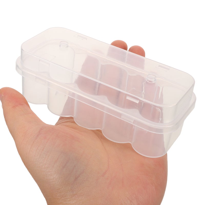 20pcs Vial Storage Case: Transparent 5ml Vial Storage Box With Lid - Lab Clinics Sample Bottles Holder For Freezer - Image 2