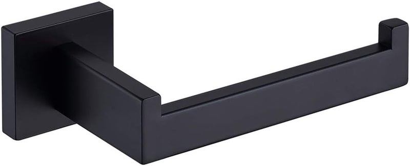 TASTOS N5V8 Short Style-Square Booth Black Paper Towel Holder, Acrylic - Image 1