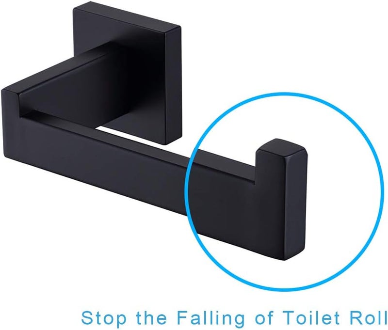 TASTOS N5V8 Short Style-Square Booth Black Paper Towel Holder, Acrylic - Image 5