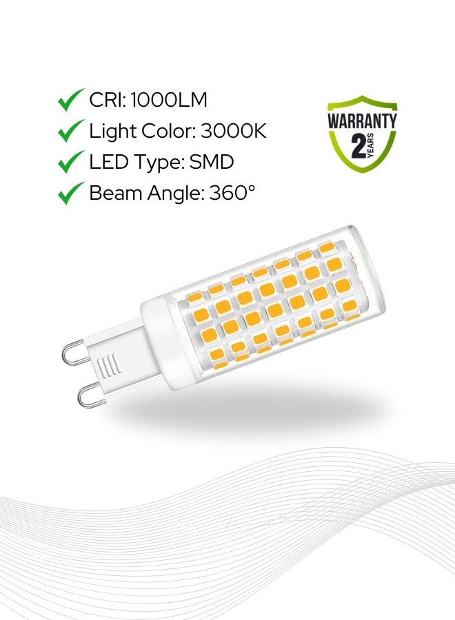 تارجت 6 مصابيح G9 LED بقدرة 12 وات بيضاء دافئة 3000 كلفن بدون وميض وغير قابلة لتعديل الضوء - Image 2