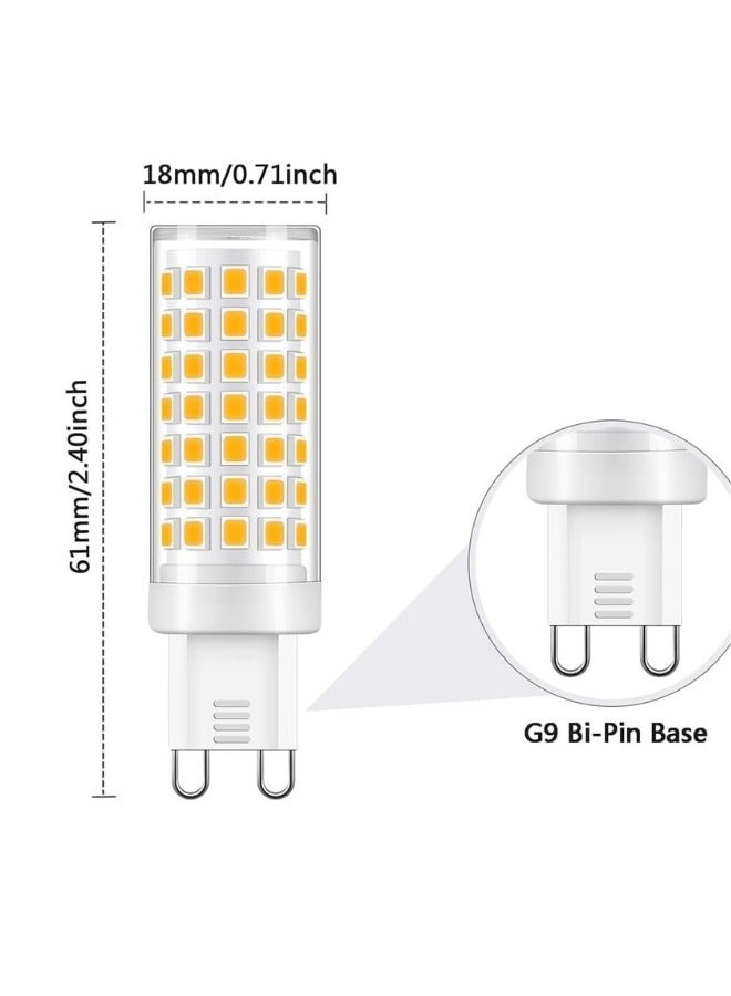 تارجت 6 مصابيح G9 LED بقدرة 12 وات بيضاء دافئة 3000 كلفن بدون وميض وغير قابلة لتعديل الضوء - Image 4