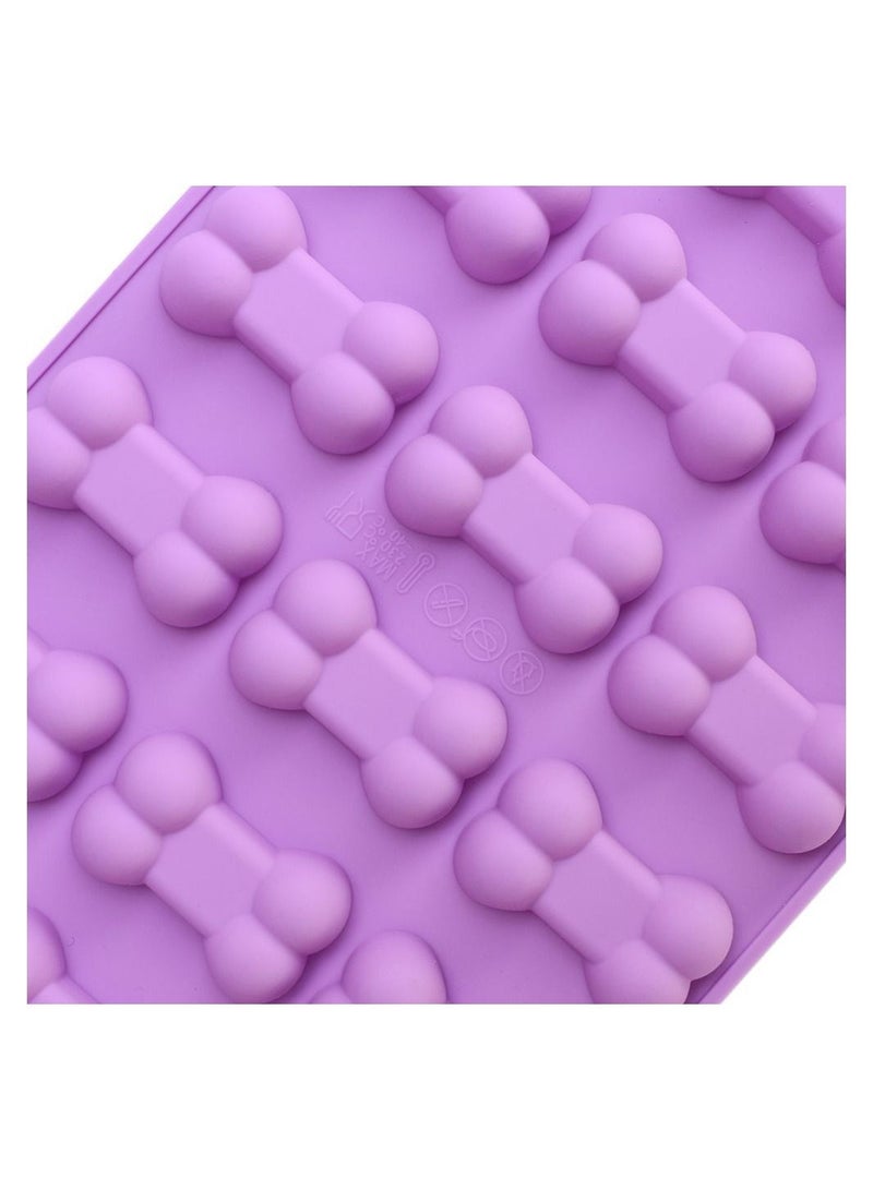 كول بيبي الكلب المخلب والعظام هلام السيليكا العفن ، الشوكولاته ، والحلوى ، والهلام ، مكعبات الثلج ، الكلب الغذاء الصف سيليكون العفن ( الكلب المخلب العظام مجموعة من 4 قطع ) - Image 5