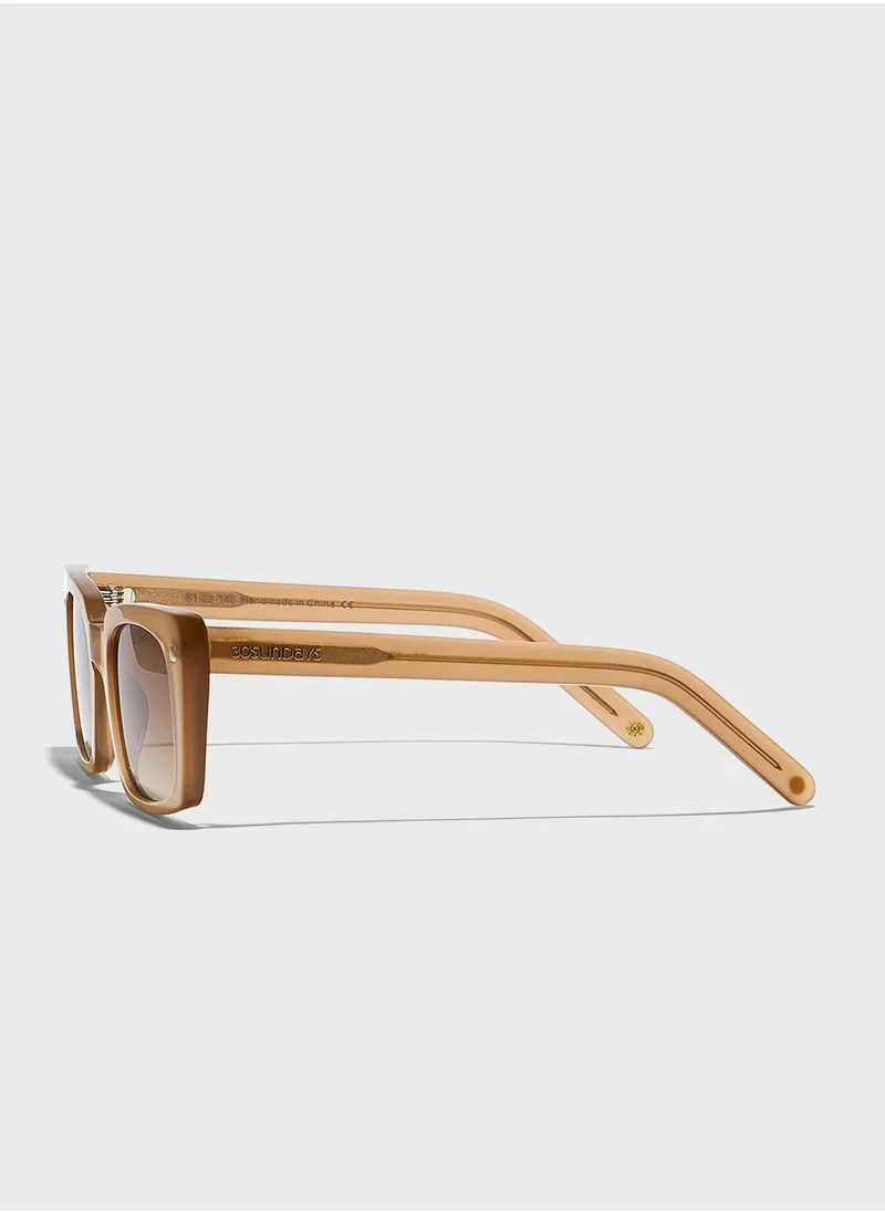 30Sundays Wow Rectangular Sunglasses
