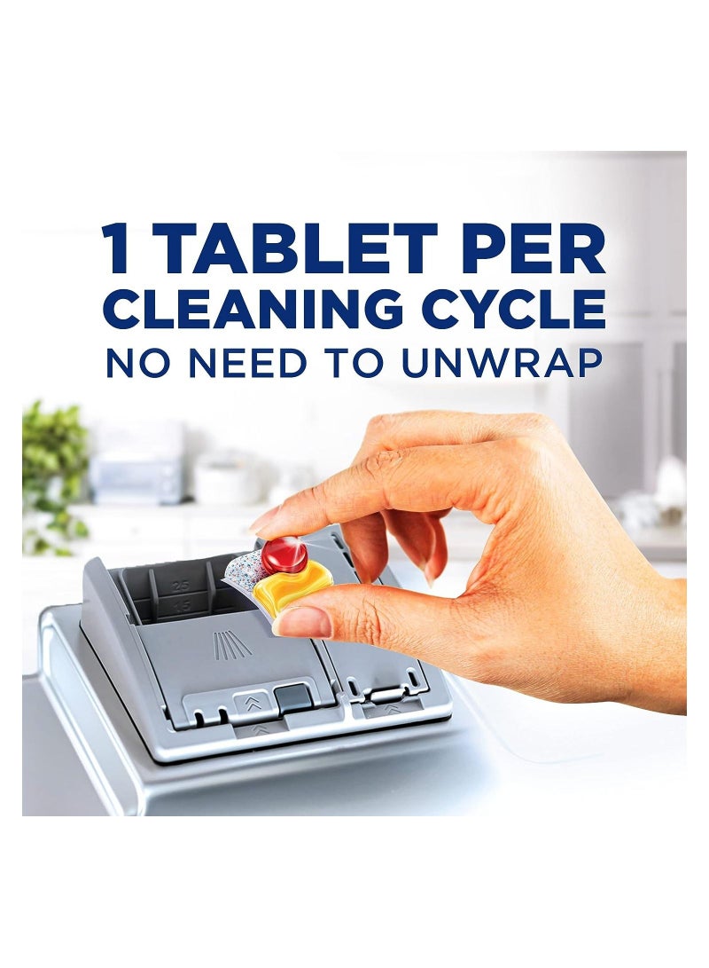 فنيش غسالة أطباق كوانتوم الكل في واحد، ليمون سباركل، 12 قرص، عبوة مزدوجة - Image 3