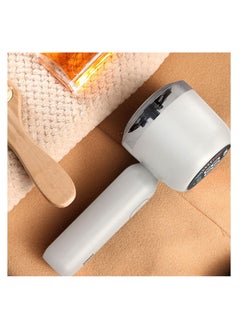 Excefore Fabric Shaver for Clothing, Ultra Quiet Sweater Shaver with Power Display, Six Tooth Blade, 2-in-1 Design Clothes Lint Remover for Removing Balls and Oppressive Lint, White  - Image 3