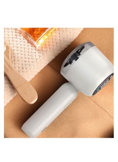 Excefore Fabric Shaver for Clothing, Ultra Quiet Sweater Shaver with Power Display, Six Tooth Blade, 2-in-1 Design Clothes Lint Remover for Removing Balls and Oppressive Lint, White  - Image 4