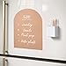 Orelle MagicWall Magnetic Wall Decal Arch Peel and Stick Magnetic Chalkboard for Wall Kids Wall Decals Playroom Essentials Mini 85 x 11 Mocha - Image 3
