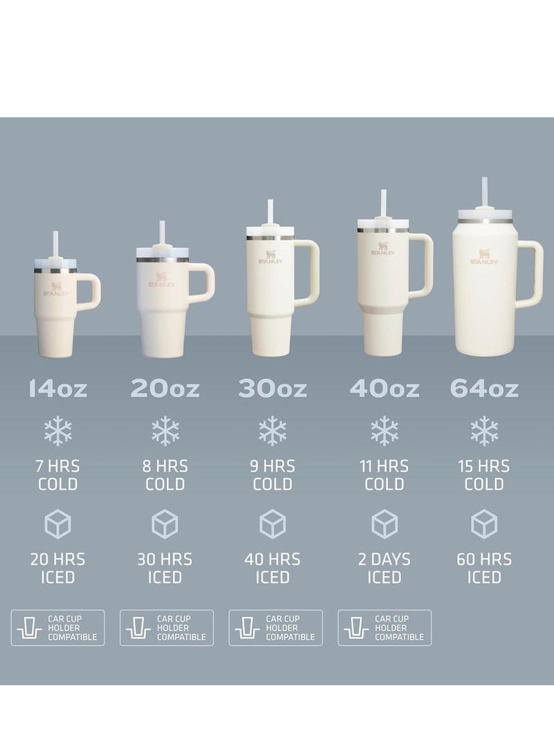 Stanley H2.0 Tumbler with Handle & Straw 40oz – Insulated Stainless Steel Travel Cup – Keeps Drinks Hot or Cold for Hours – Twist-On 3-Way Leakproof Lid – BPA-Free, Durable & Cupholder Compatible – Perfect for Work, Gym, Outdoor & Daily Hydration – Fuchsia - Image 5