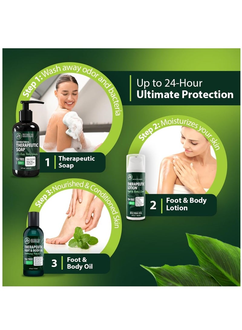 Derma-nu Antifungal Antibacterial Soap and Body Wash- Natural Fungal Treatment with Tea Tree Oil for Jock Itc - Image 5