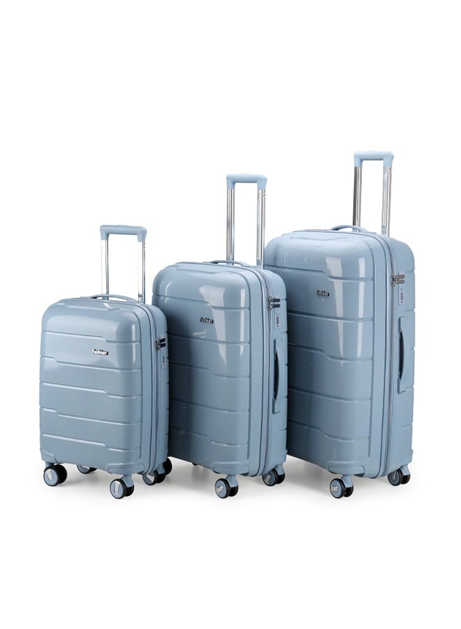 فاشون Elegant 3-Piece Luggage Set - 20/24/28 INCH with Anti-Theft Zipper and Spinner Wheels - Image 2