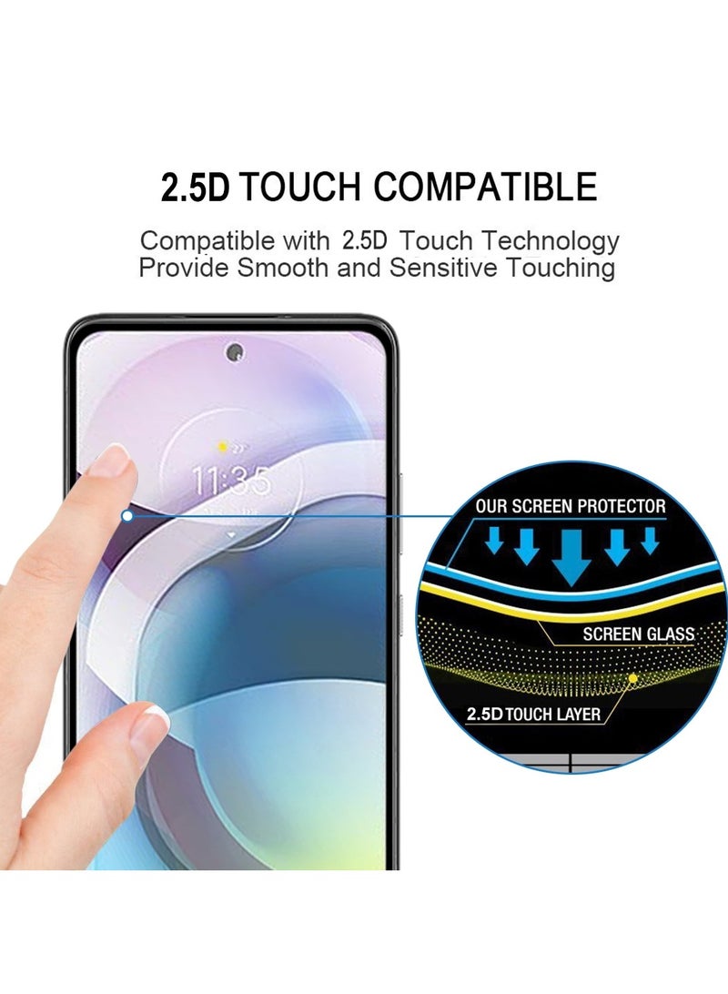 9H Screen Protector For Motorola Moto G 5G Full Glue Full Screen Tempered Glass Film - Image 3