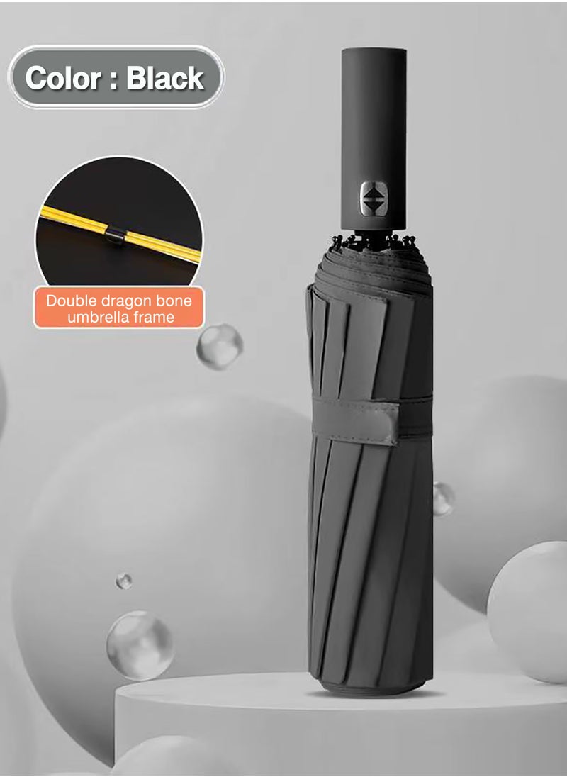 Beauenty Large Portable Umbrella，Automatic UV Umbrella，Travel Folding Umbrella，For Going Out, Sunshade, Dustproof, Sun Protection / 40 Inches  - Image 2