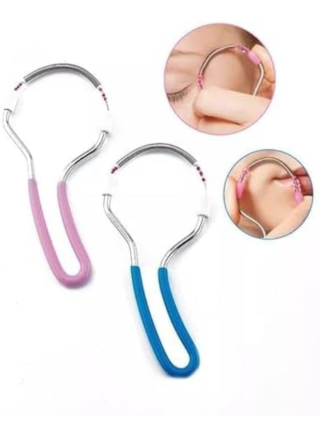 مزيل شعر الوجه المحمول بنابض لإزالة شعر الوجه والحواجب بدون ألم – أداة عملية متعددة الألوان للنساء، مثالية للاستخدام المنزلي أو أثناء السفر لإطلالة ناعمة وطبيعية-قد يختلف اللون - Image 4