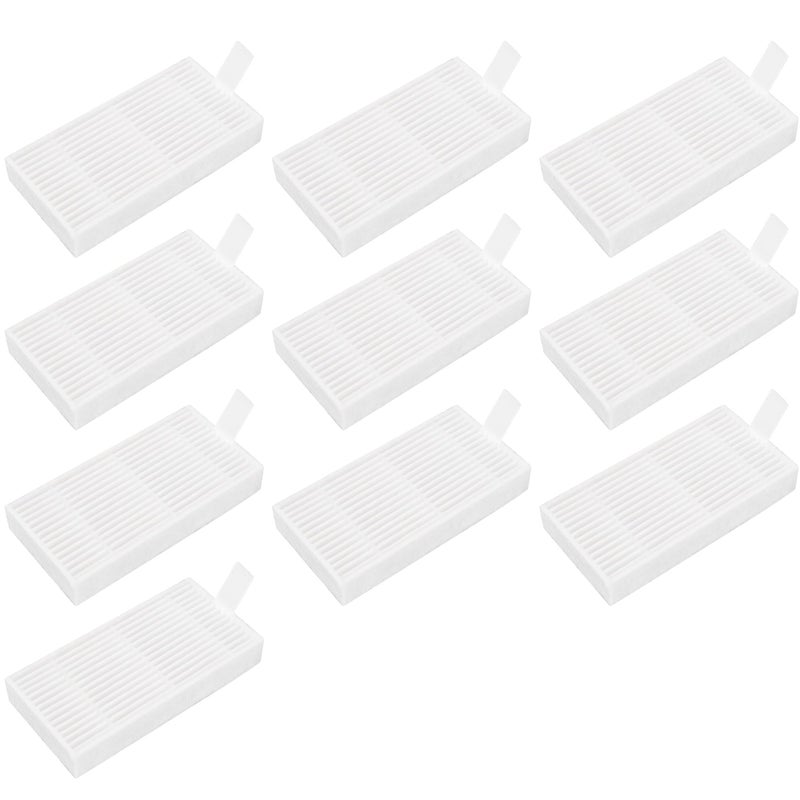 BlueStars 10pcs HEPA Filters Replacement for ILIFE V3s V3s pro V5 V5s V5s Pro V5s Pro 2 V5s Plus Noisz S5 Robotic Vacuum Cleaner - Filters ILIFE Robot Vacuum Filter - Image 1