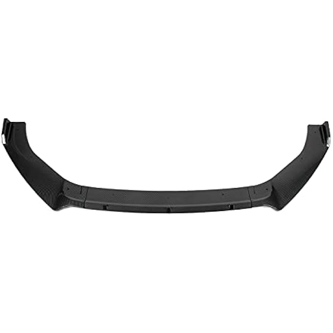 CHICIRIS Front Bumper Lip Aggressive Replacement Spoiler for MK7 GTD R 20132020 Improve Grip for Enthusiasts ABS Black (Carbon Fiber Pattern) - Image 3