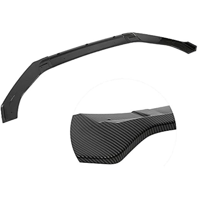 CHICIRIS Front Bumper Lip Aggressive Replacement Spoiler for MK7 GTD R 20132020 Improve Grip for Enthusiasts ABS Black (Carbon Fiber Pattern) - Image 5